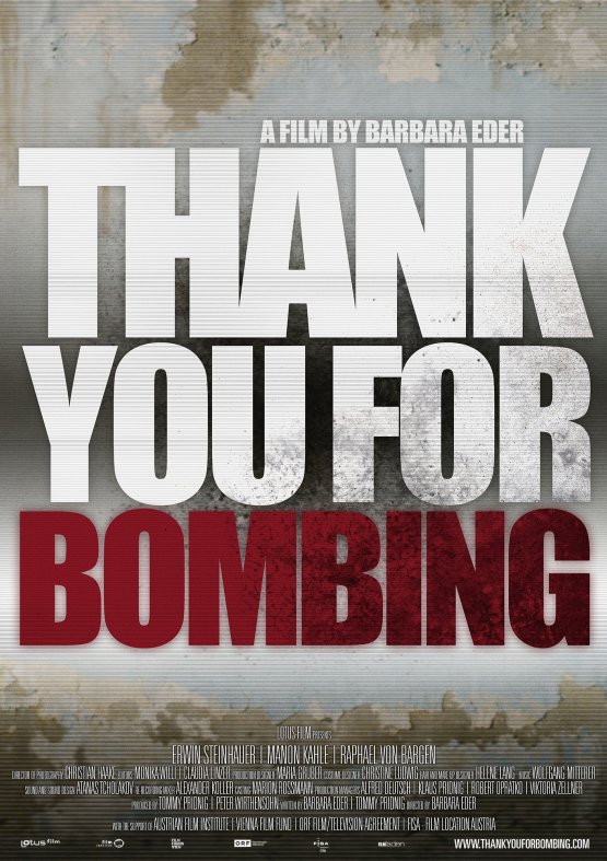 Thank you for Bombing Poster intern.